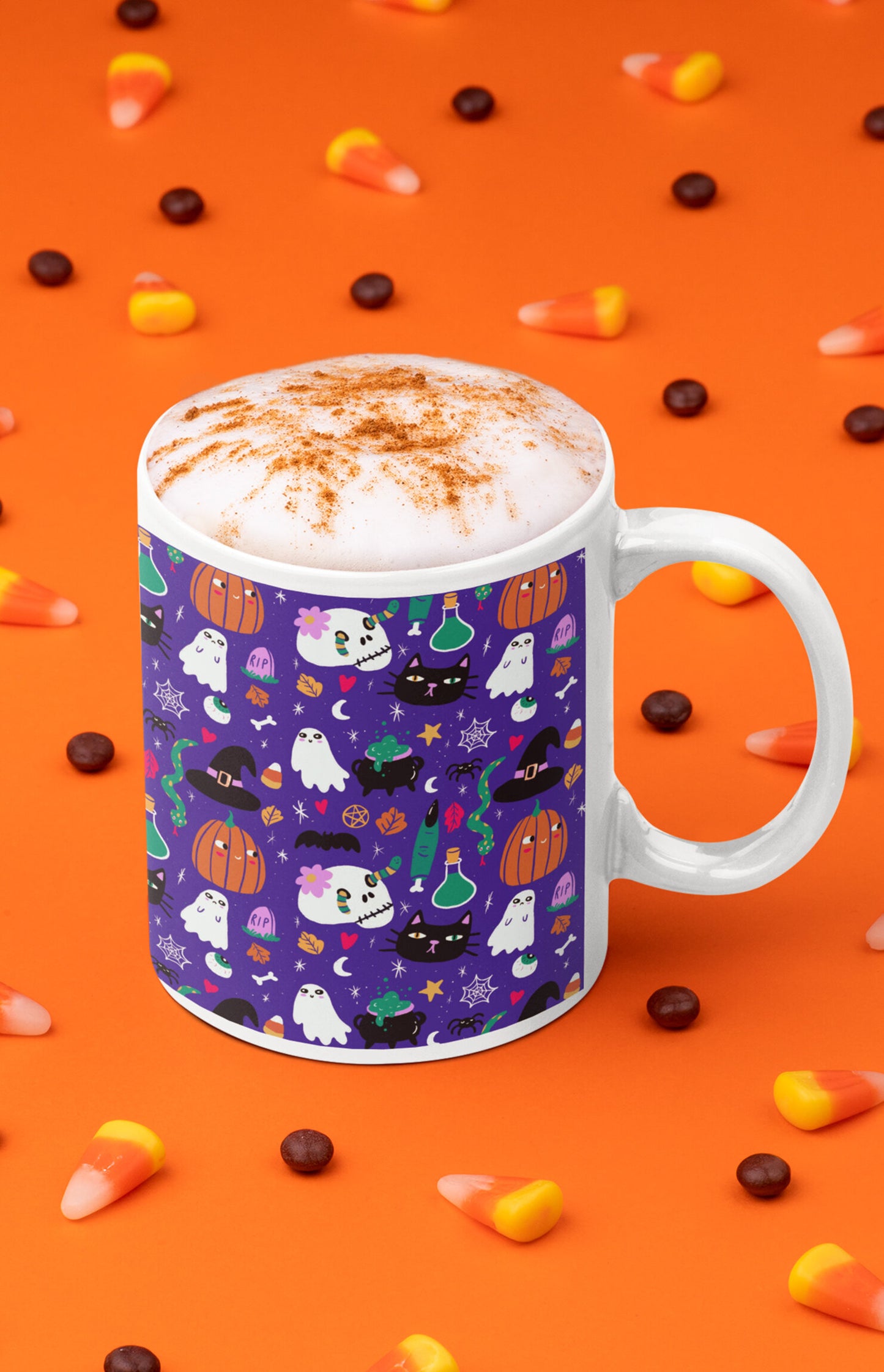Ceramic mug - Spooky pattern