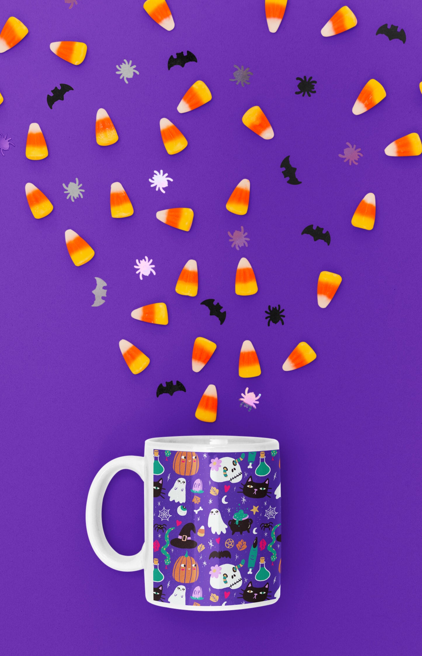 Ceramic mug - Spooky pattern