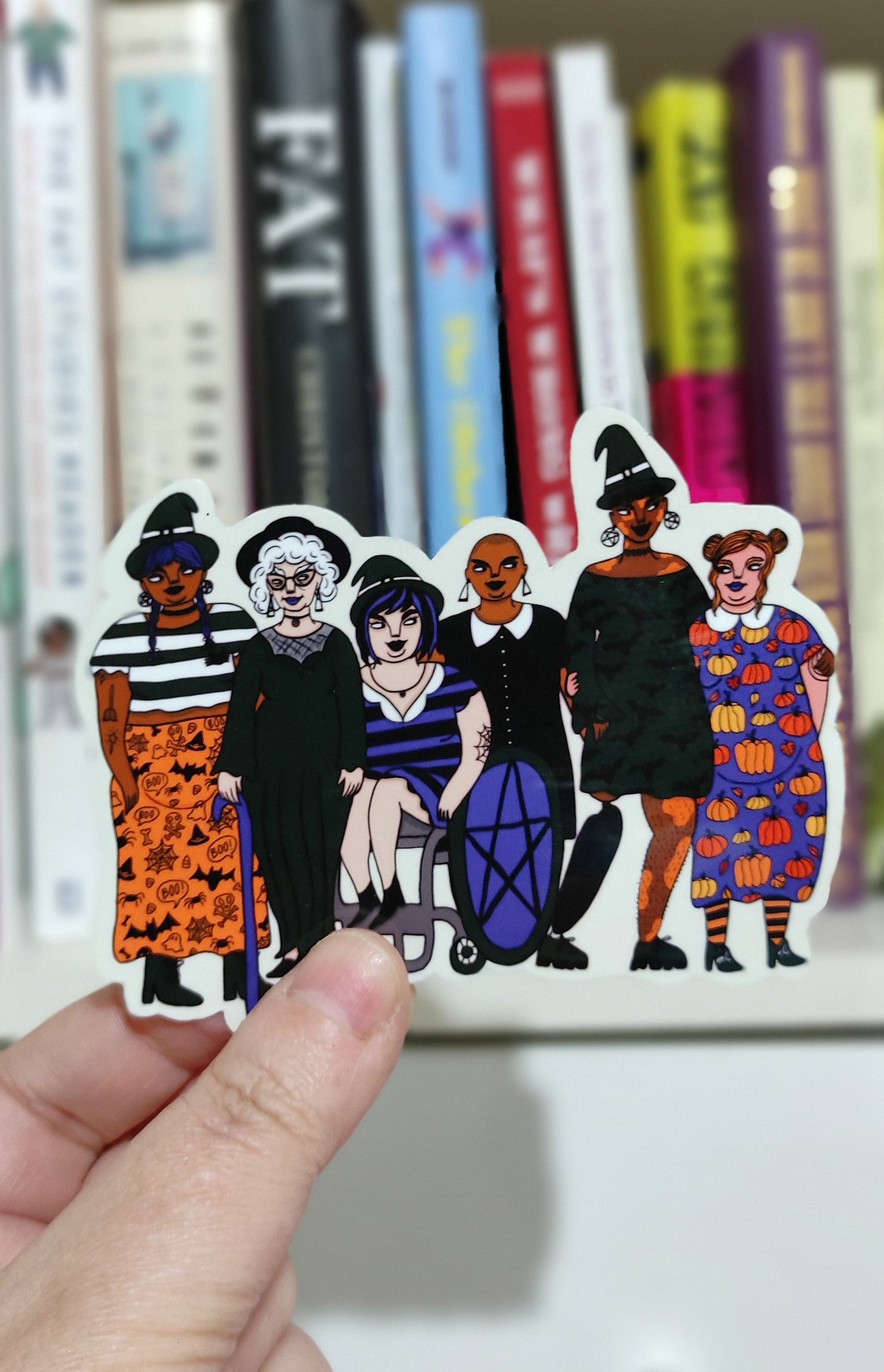 Body positive witches - sticker