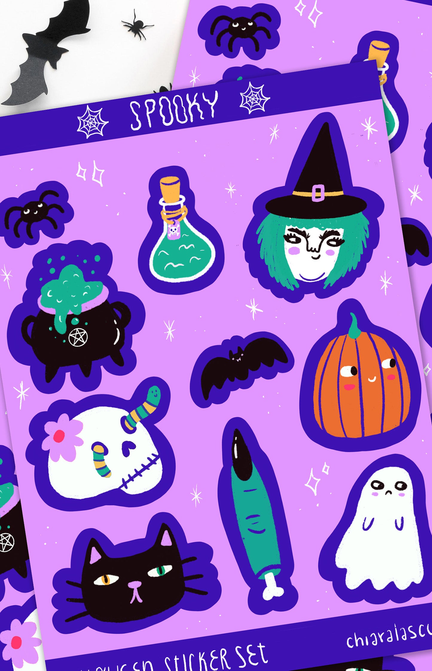 Sticker sheet - spooky