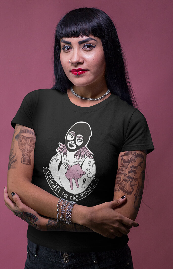 Vegan for the animals - Unisex organic t-shirt