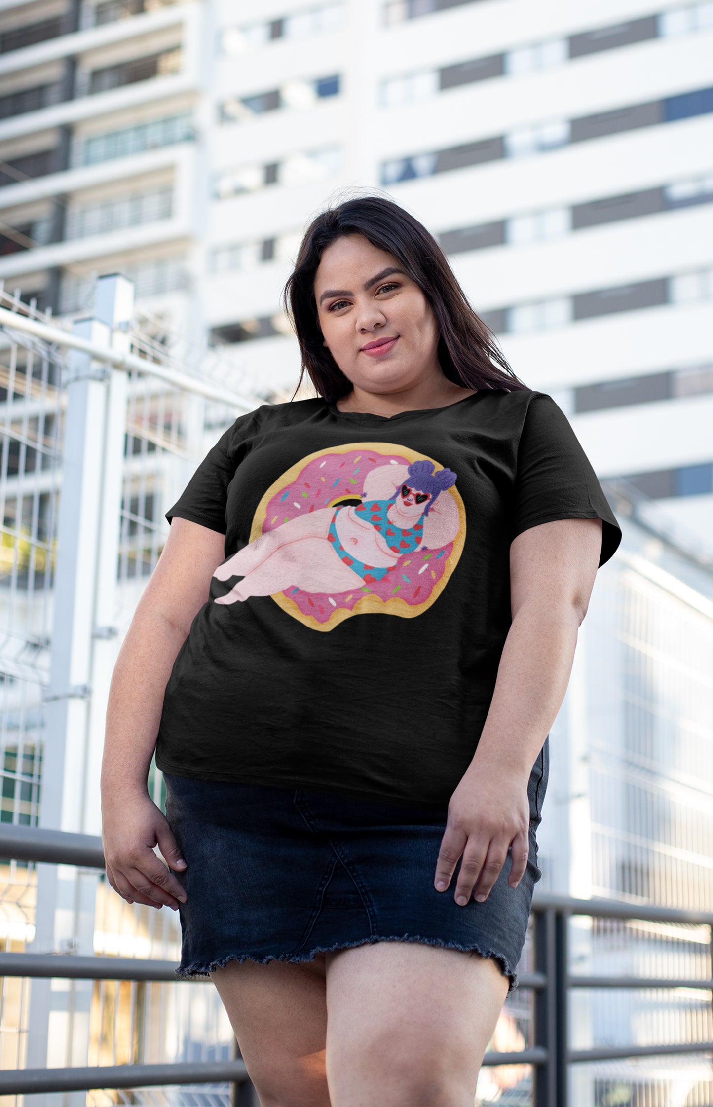 Donut floatie - T-shirt unisex in cotone biologico