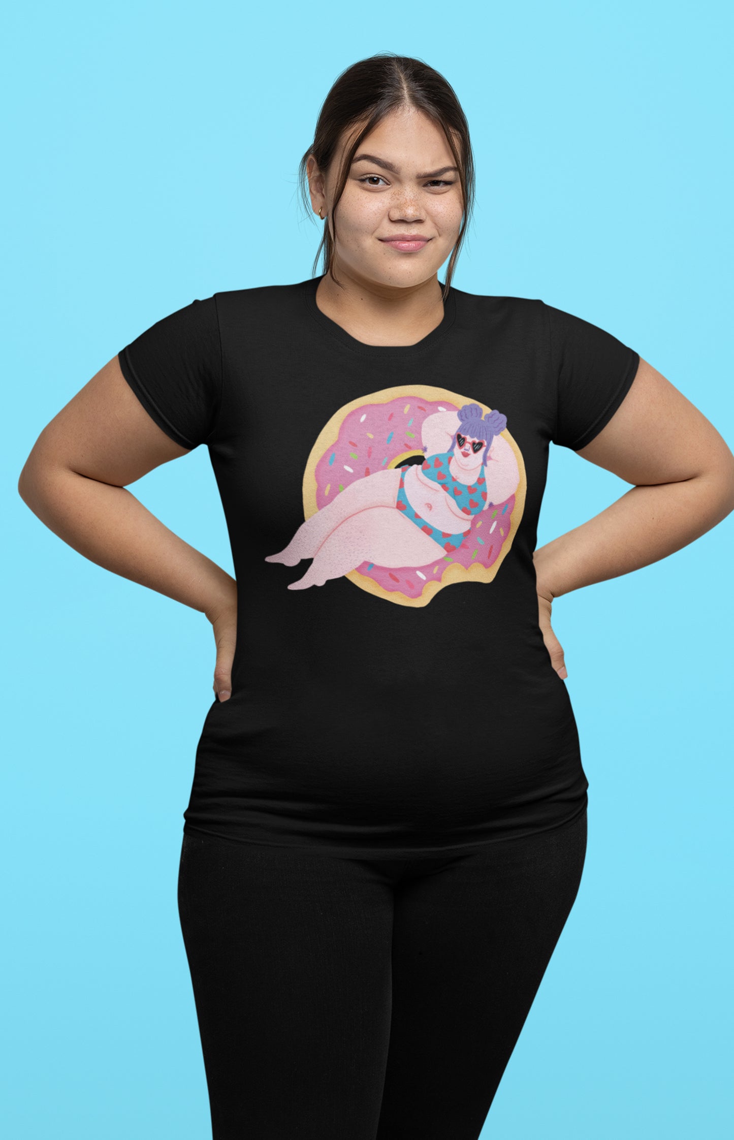 Donut floatie - T-shirt unisex in cotone biologico