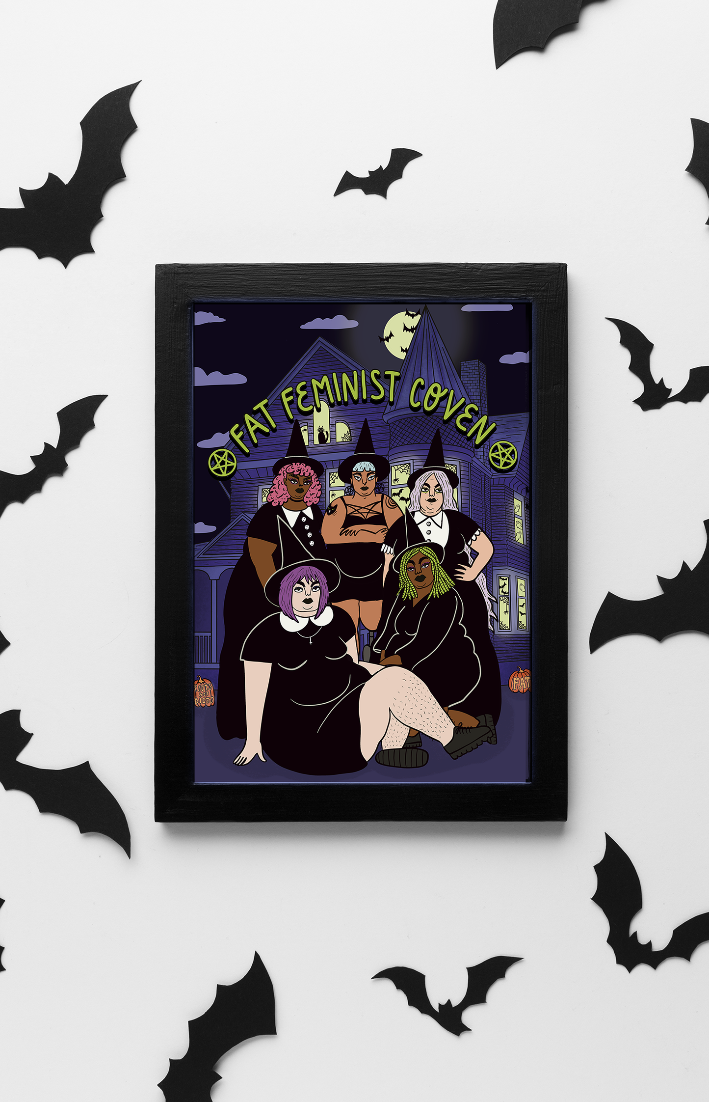 Art print - Fat feminist coven