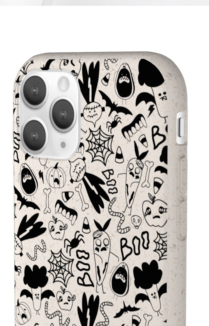 Biodegradable phone case - Spooky veggies