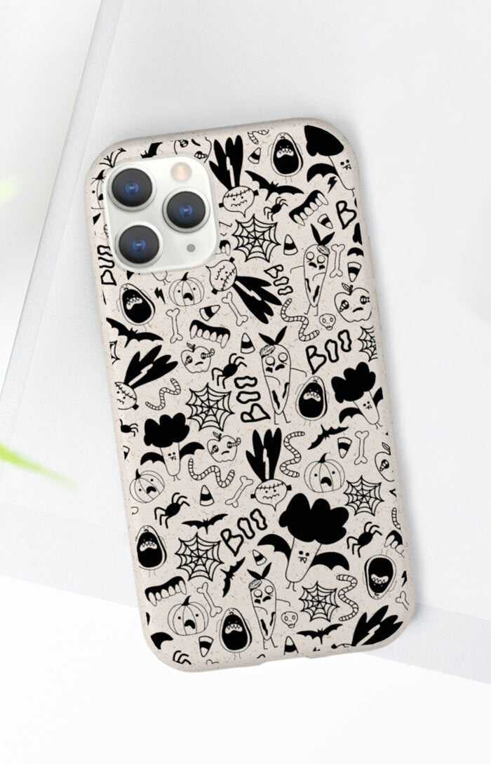 Biodegradable phone case - Spooky veggies