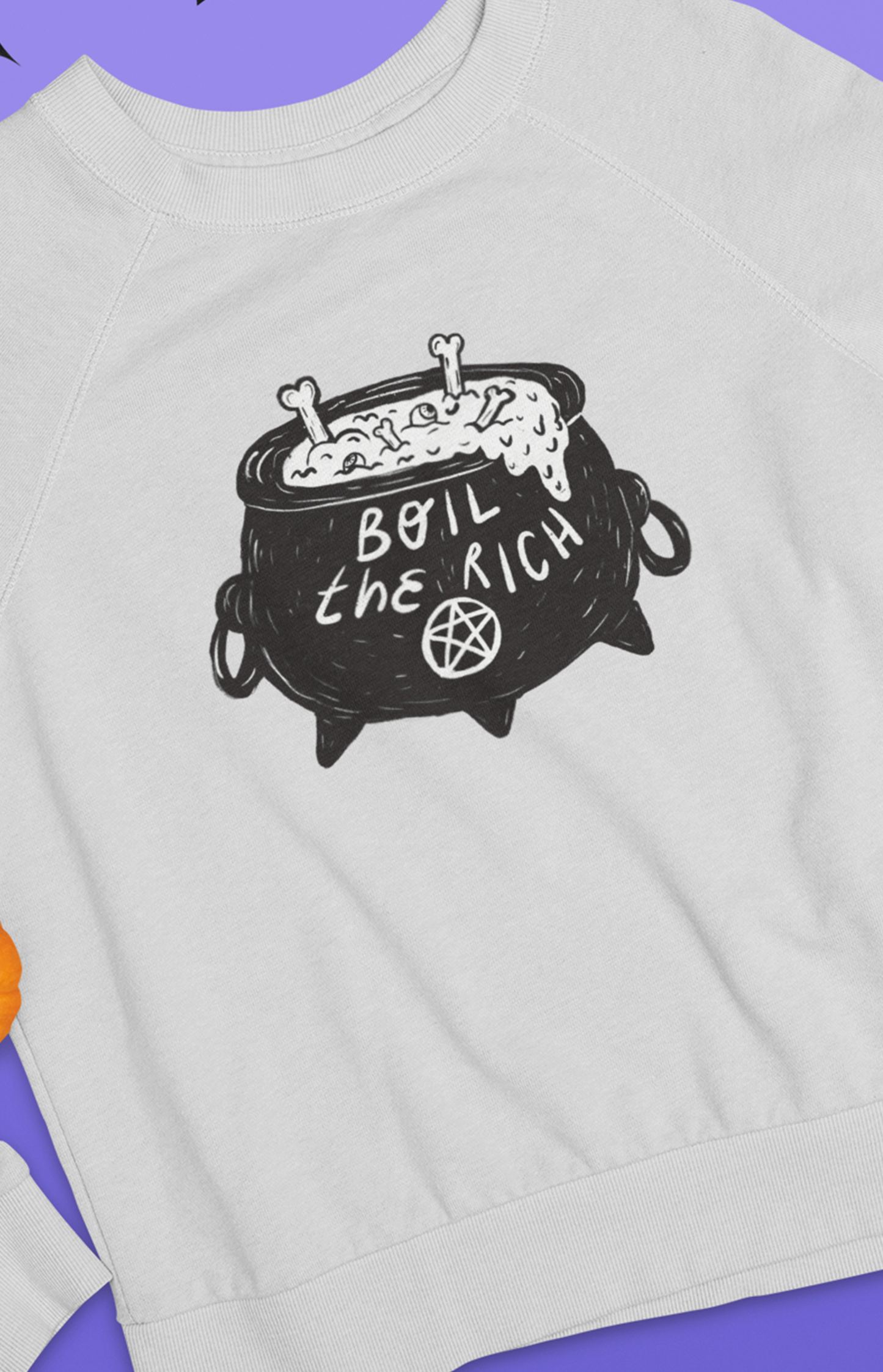 Felpa unisex a girocollo - Boil the rich