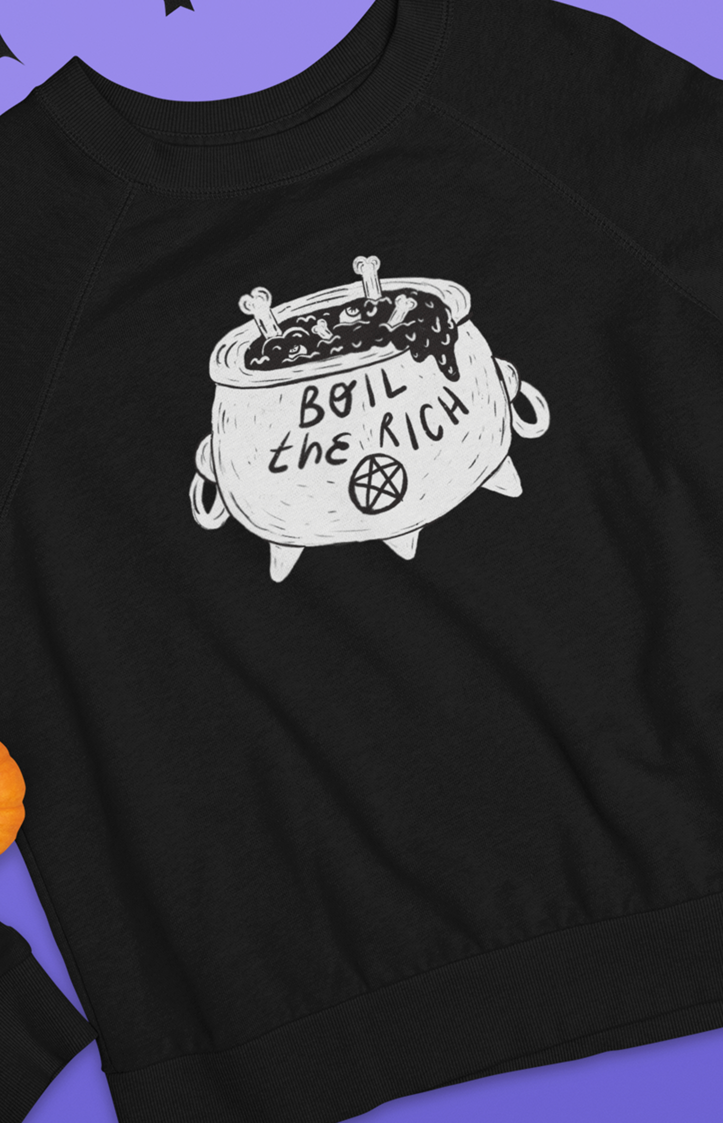 Felpa unisex a girocollo - Boil the rich