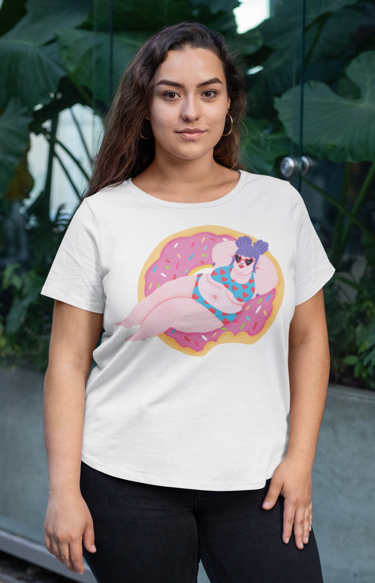 Donut floatie - T-shirt unisex in cotone biologico