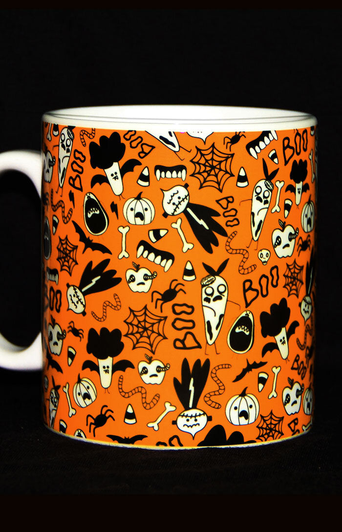 Ceramic mug - Spooky veggies