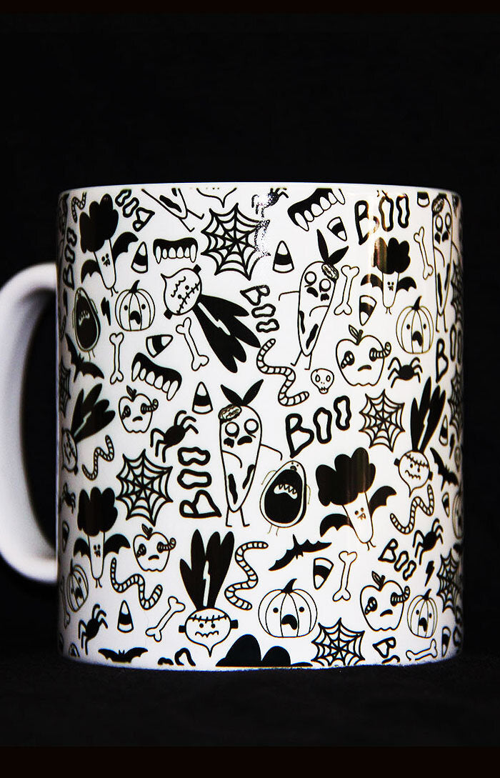 Ceramic mug - Spooky veggies
