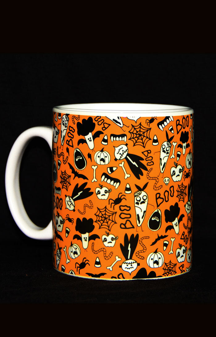 Ceramic mug - Spooky veggies