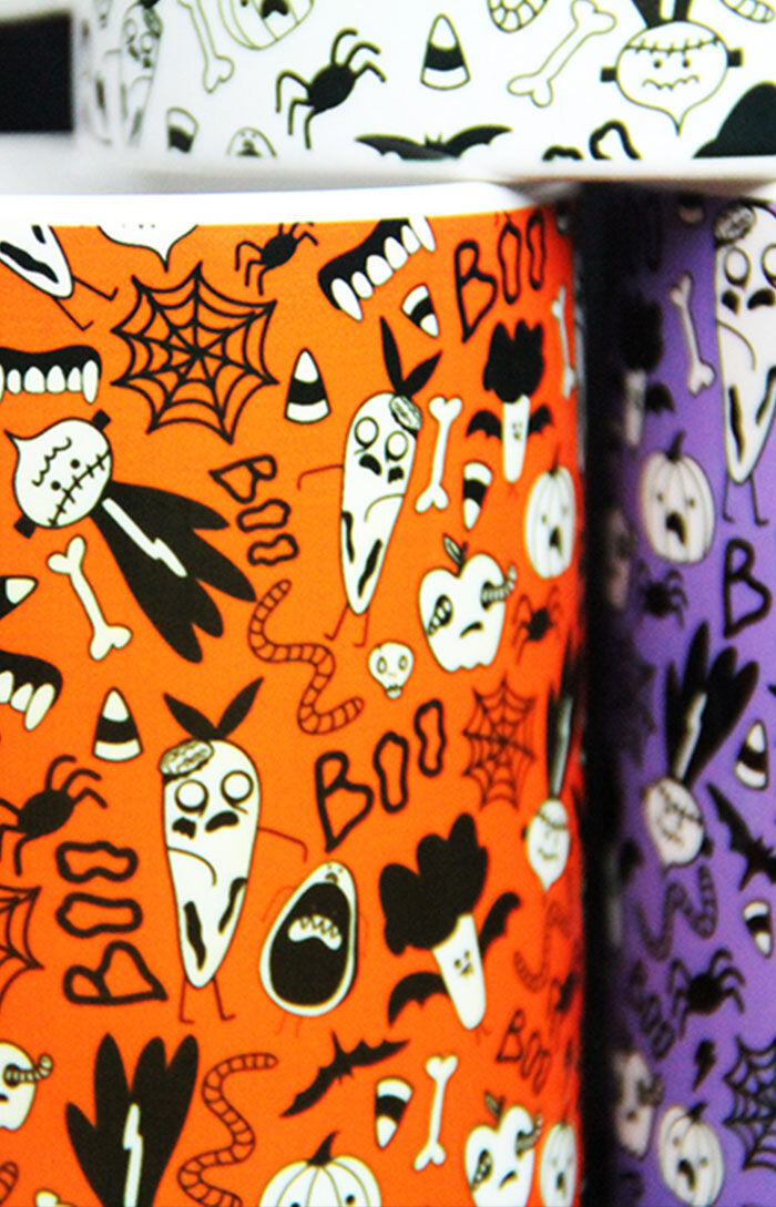 Ceramic mug - Spooky veggies