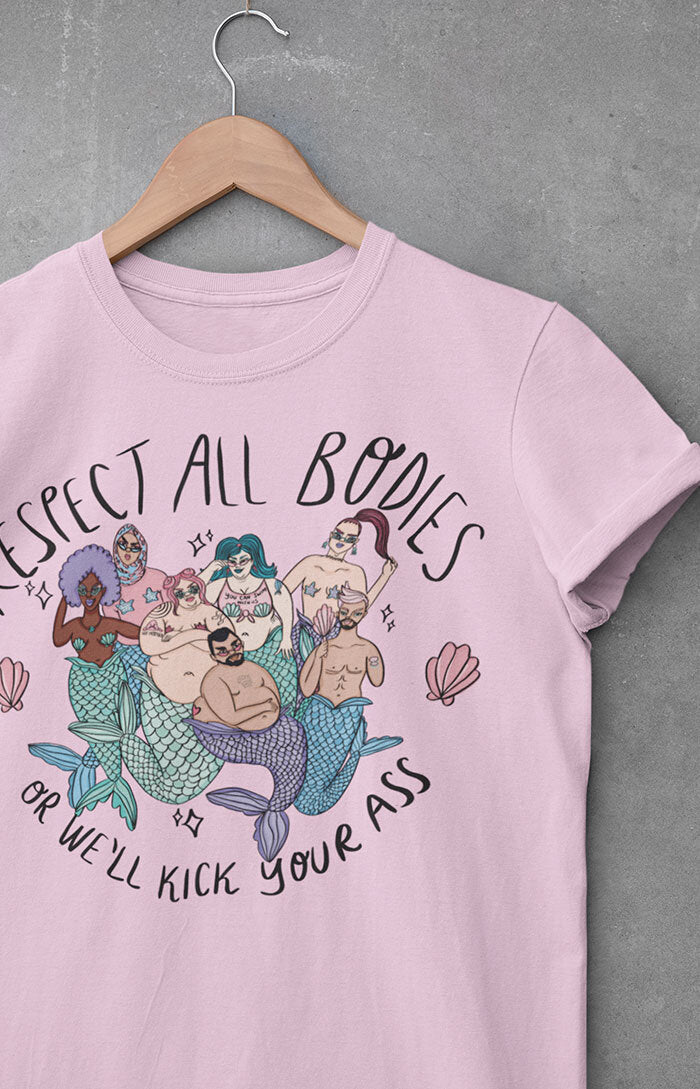 Body Positive Mermaids - T-shirt unisex in cotone biologico