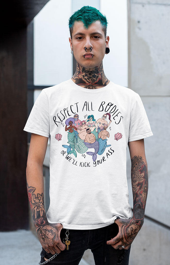 Body Positive Mermaids - Organic unisex t-shirt