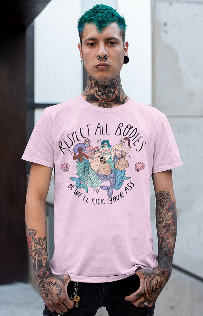 Body Positive Mermaids - Organic unisex t-shirt
