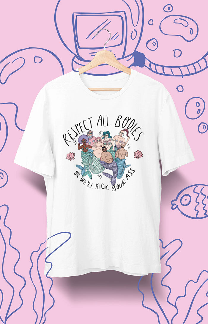 Body Positive Mermaids - Organic unisex t-shirt