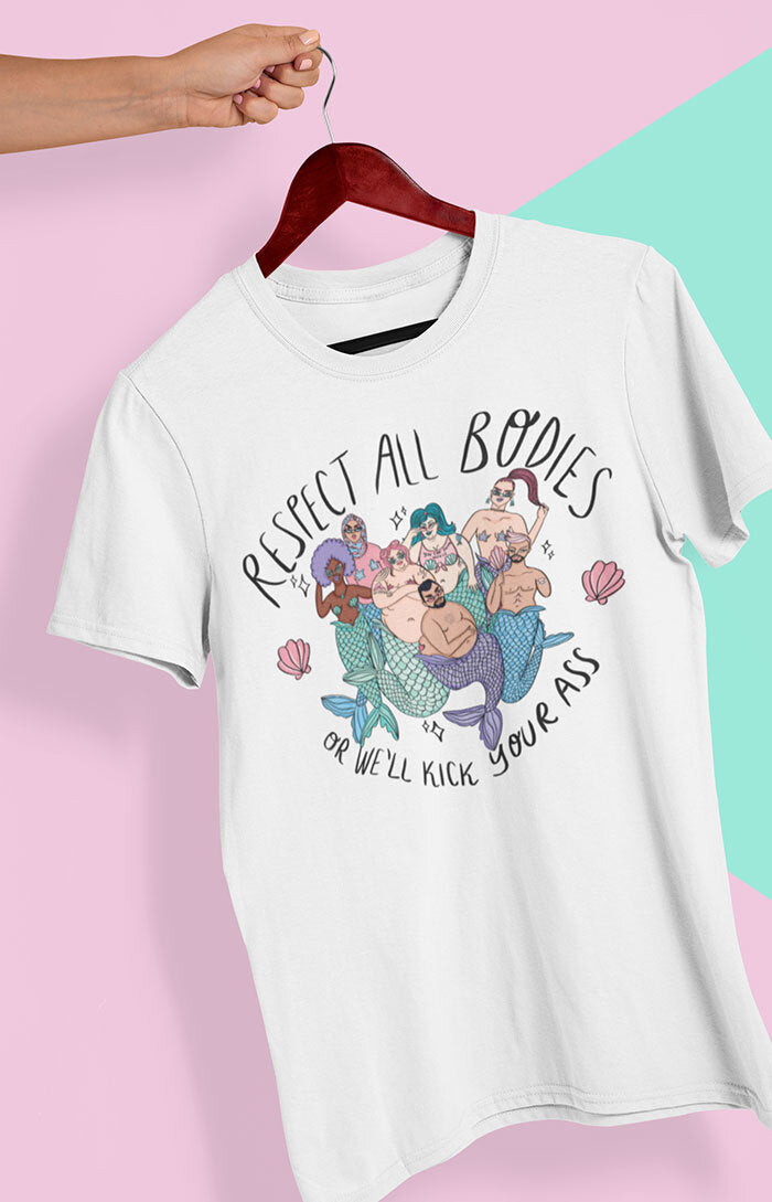Body Positive Mermaids - Organic unisex t-shirt
