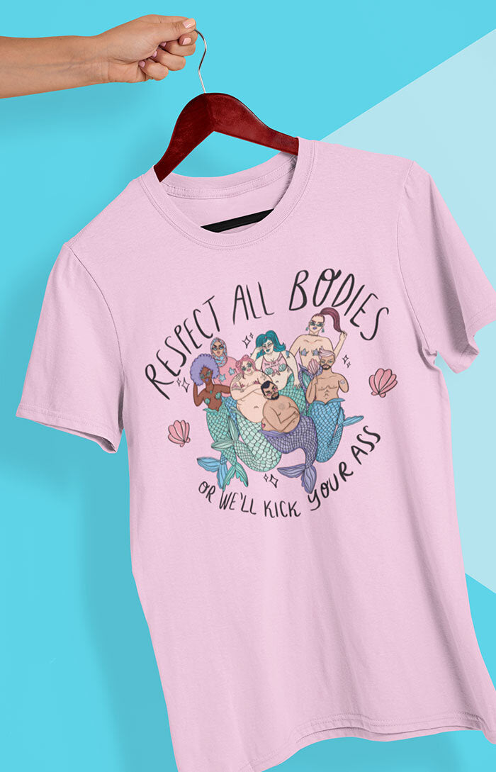 Body Positive Mermaids - T-shirt unisex in cotone biologico