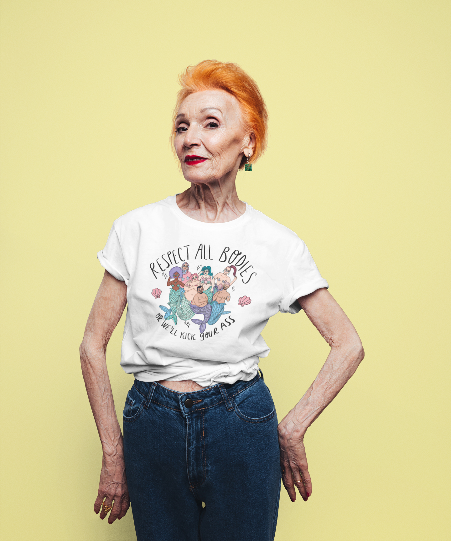 Body Positive Mermaids - Organic unisex t-shirt