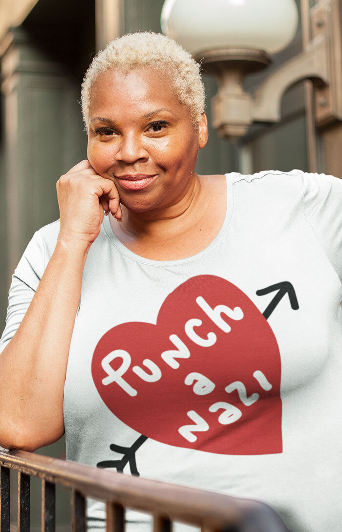 Punch a nazi - Organic unisex t-shirt