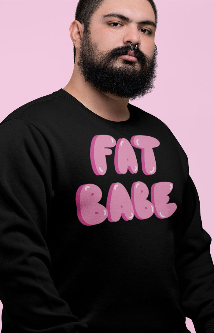 Unisex organic sweatshirt - Fat babe