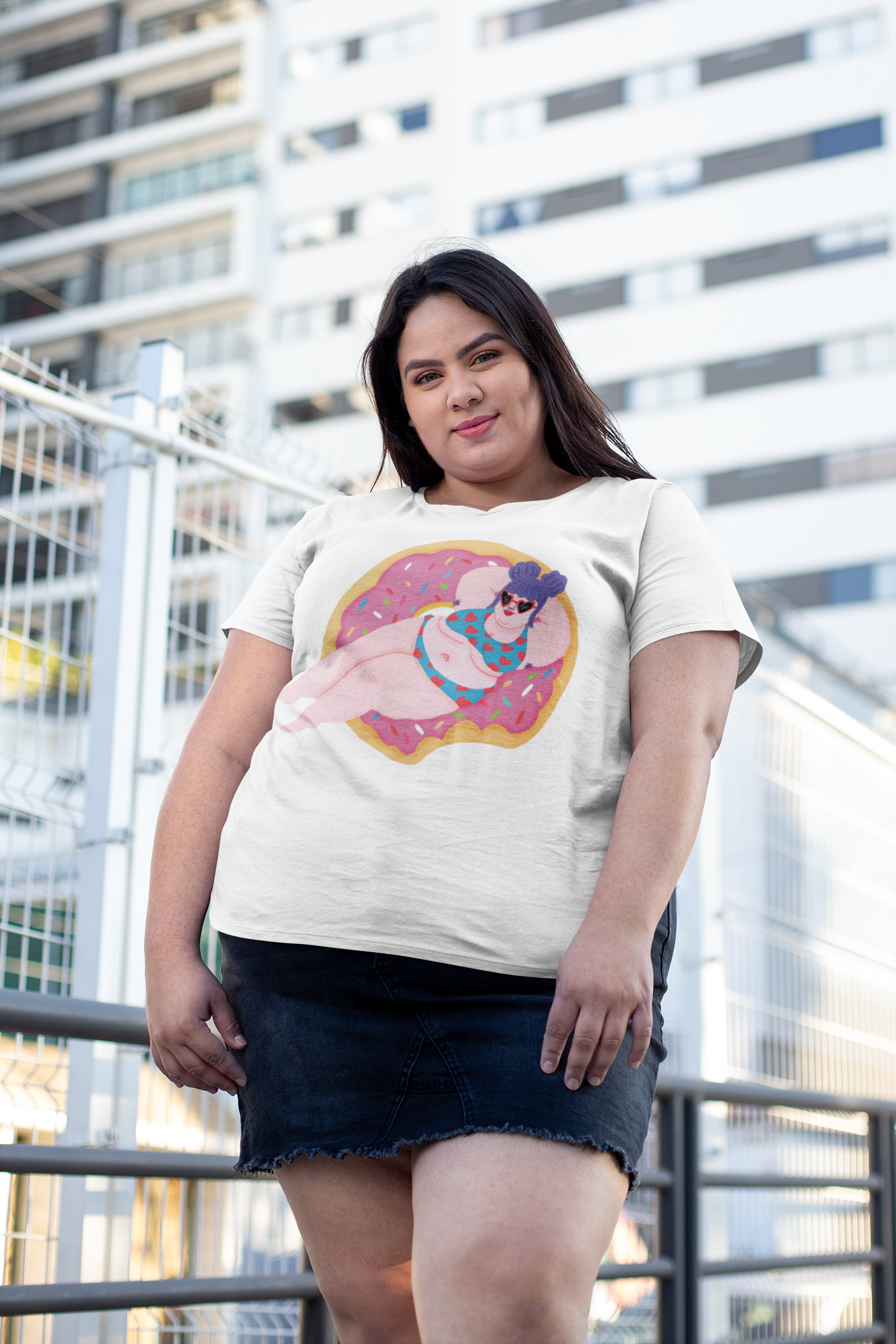 Donut floatie - T-shirt unisex in cotone biologico