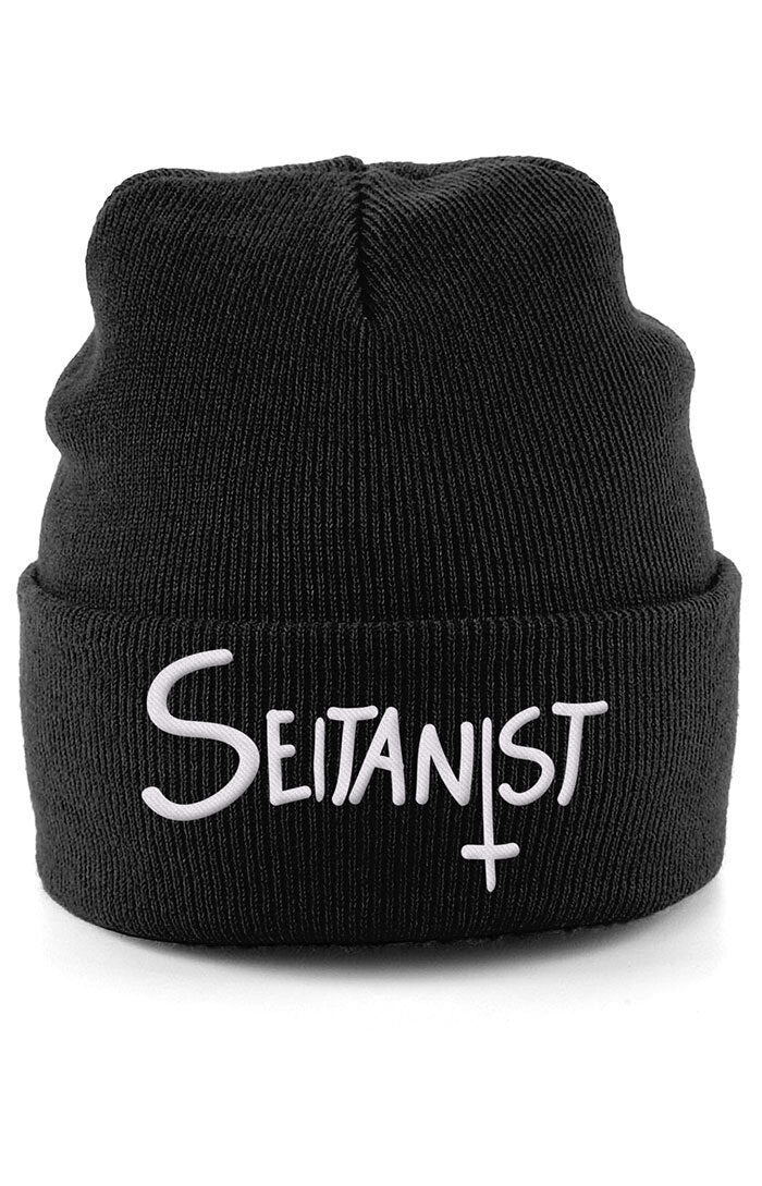 Embroidered organic beanie - Seitanist