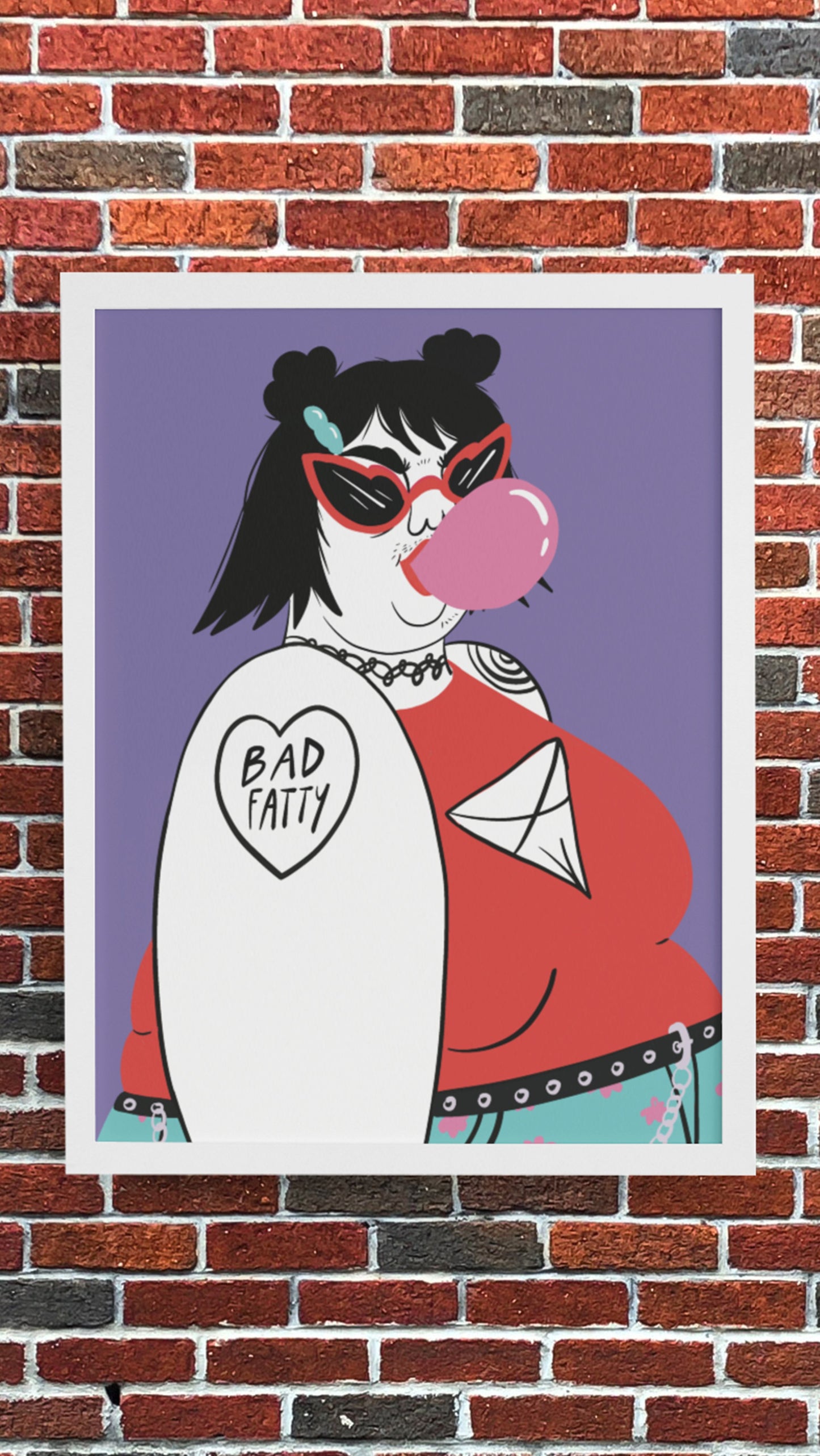 Art print - Bad fatty
