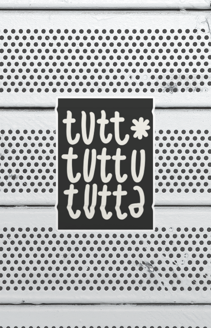 Tutt* - sticker