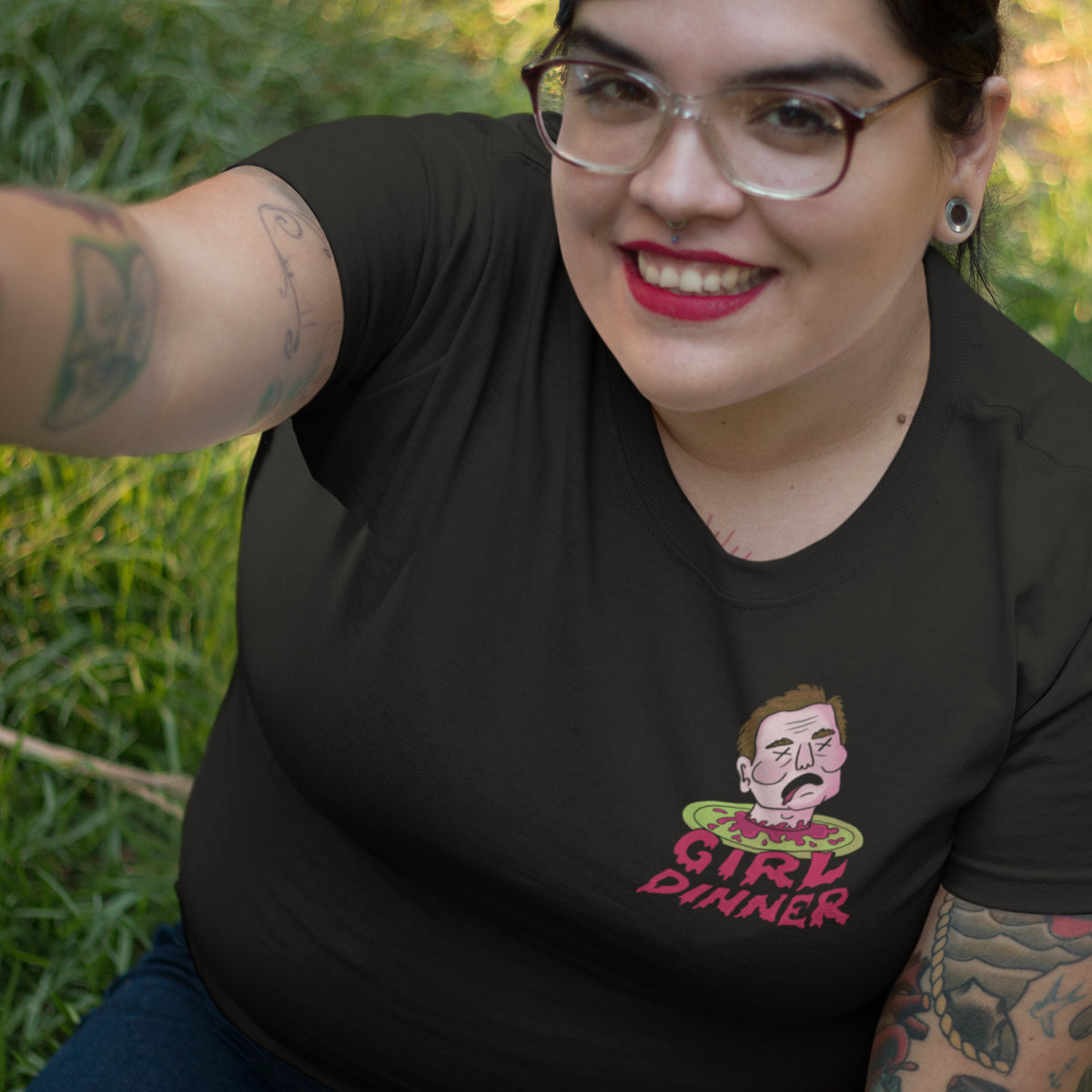 Girl dinner - t-shirt unisex