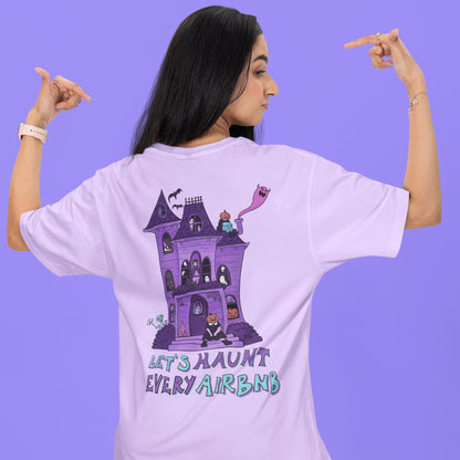 Infestiamo gli airbnb - t-shirt unisex con stampa sul retro