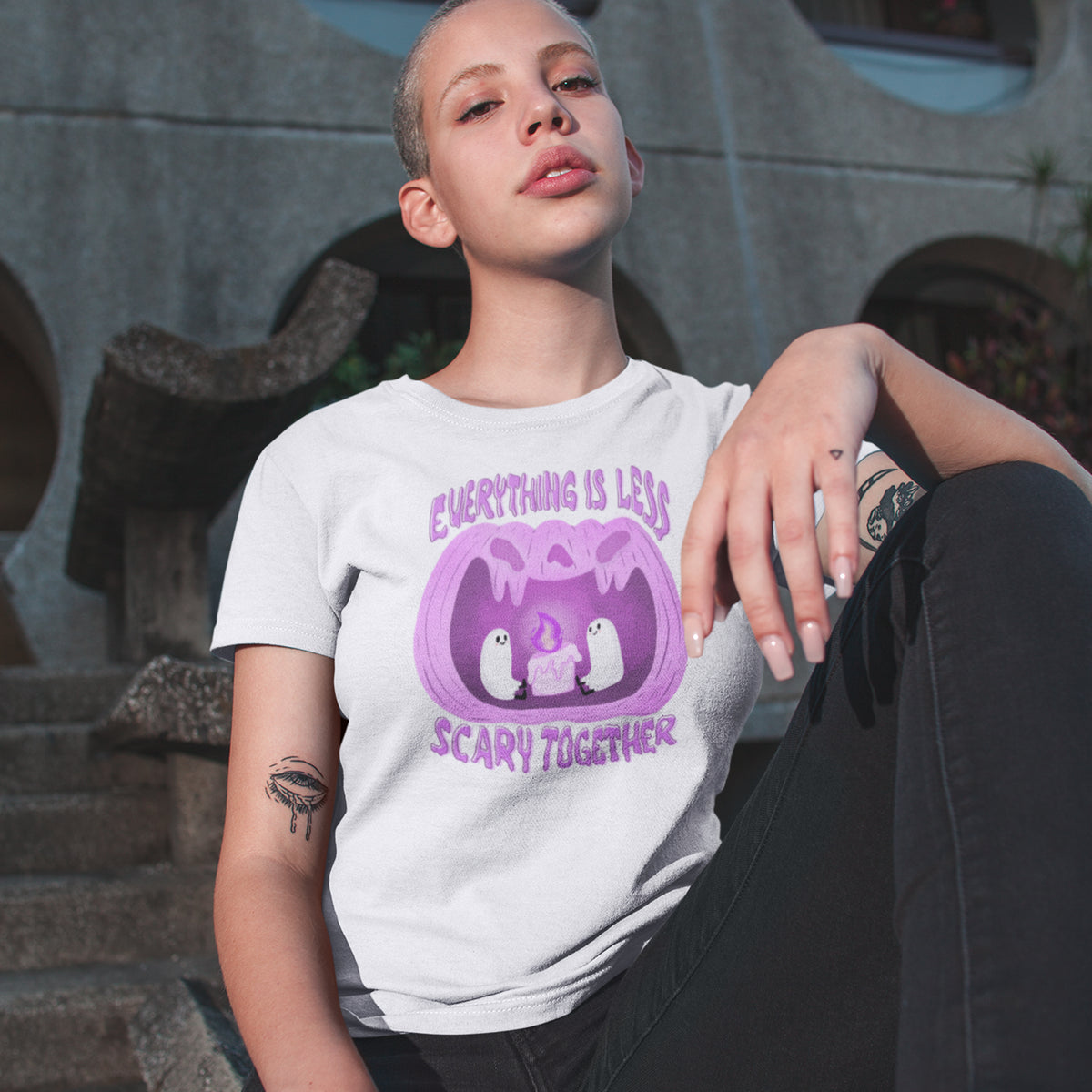 T-shirt unisex - Insieme è tutto meno spaventoso