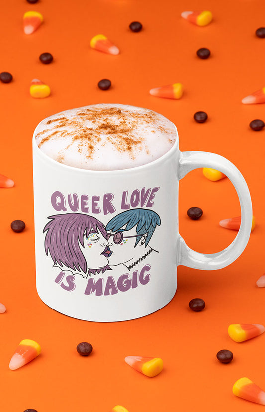 Tazza in ceramica - Queer love is magic
