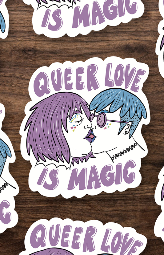 Queer love is magical - adesivo