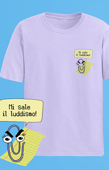 Mi sale il luddismo - T-shirt unisex in cotone biologico