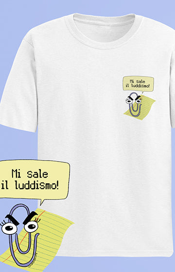 Mi sale il luddismo - T-shirt unisex in cotone biologico