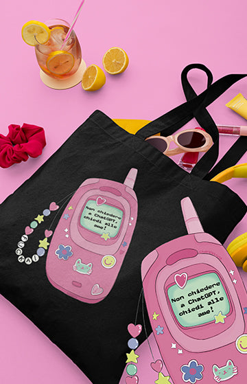 Non chiedere a chatGPT, chiedi alle ame - Tote bag in cotone biologico