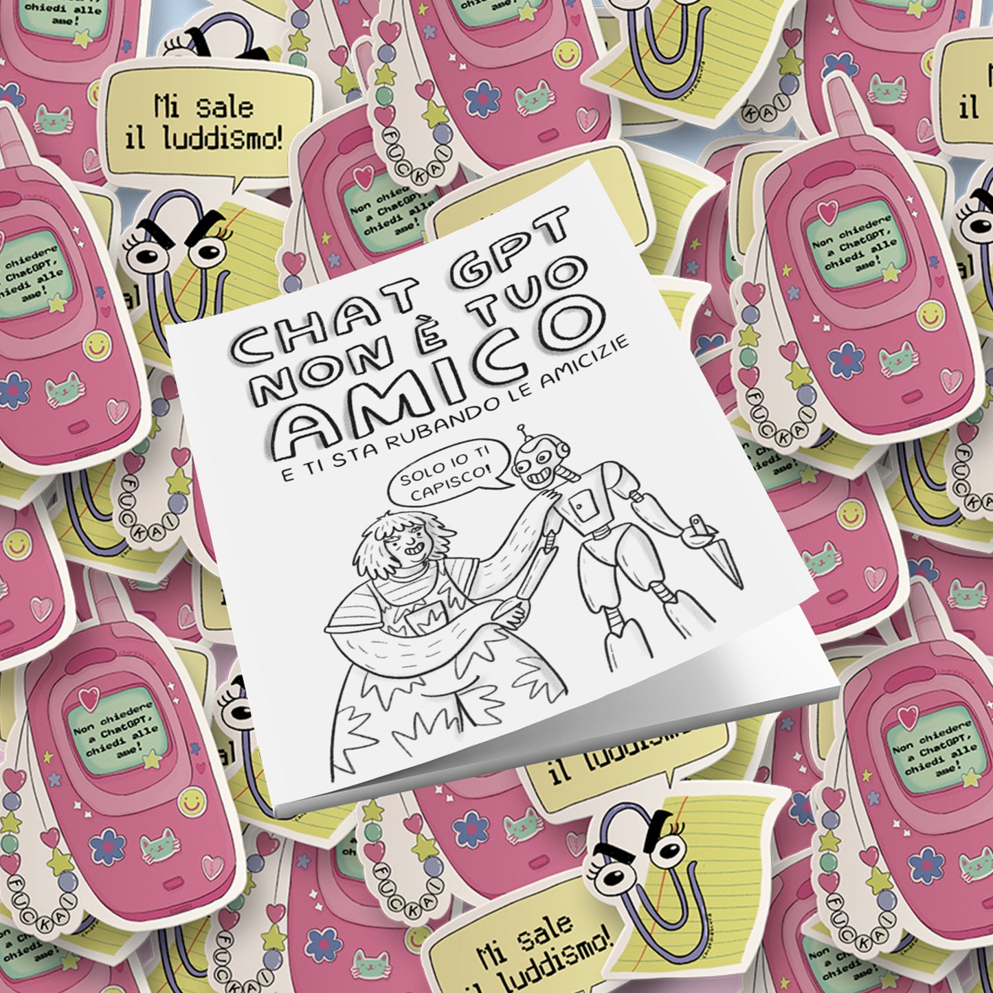 Stupidità umana - bundle adesivi + zine