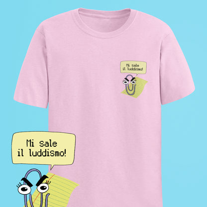 Mi sale il luddismo - T-shirt unisex in cotone biologico