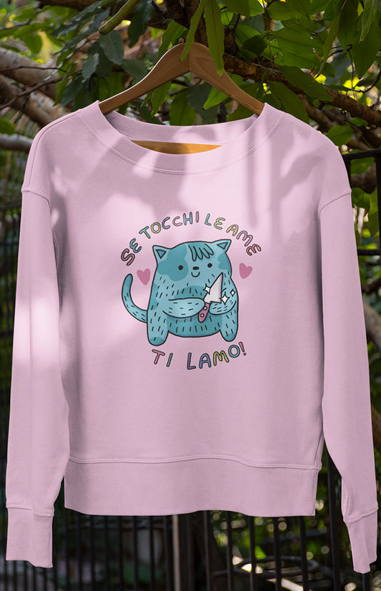 Felpa unisex a girocollo - Ti lamo