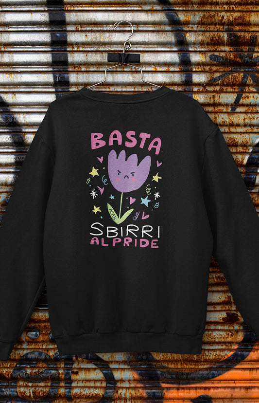 Felpa unisex a girocollo - Basta sbirri al Pride