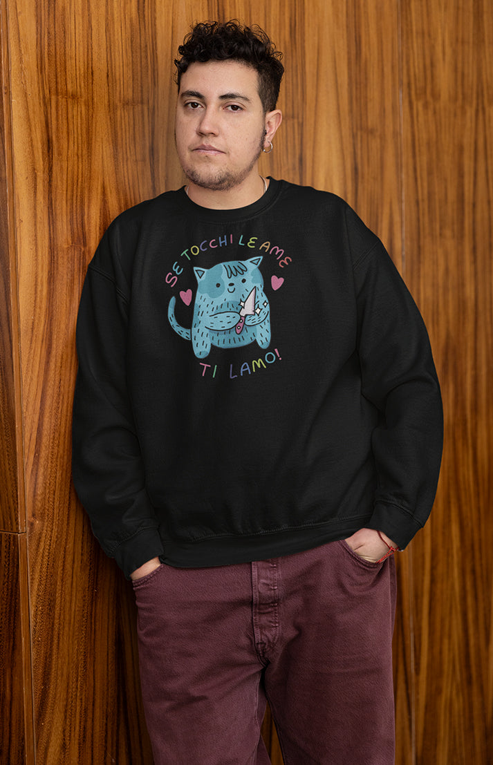 Felpa unisex a girocollo - Ti lamo