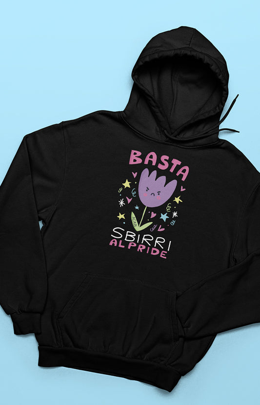 Felpa unisex con cappuccio - Basta sbirri al Pride