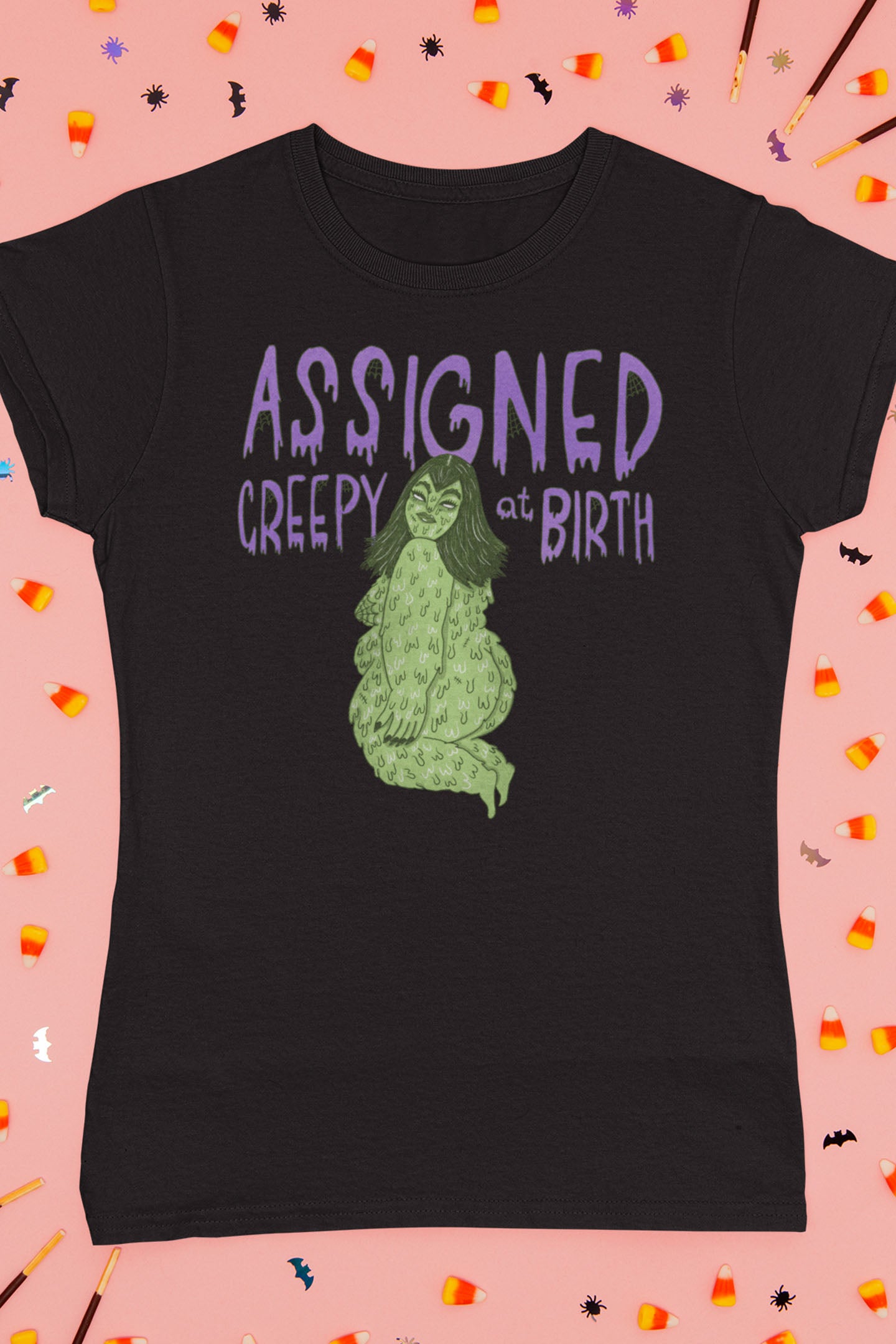 Assigned creepy at birth - T-shirt unisex bio