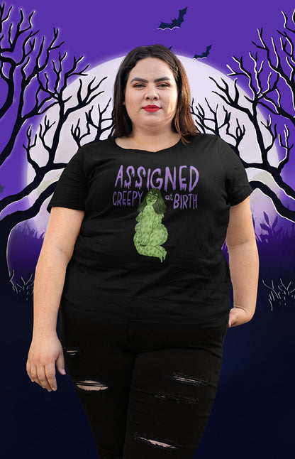 Assigned creepy at birth - T-shirt unisex bio