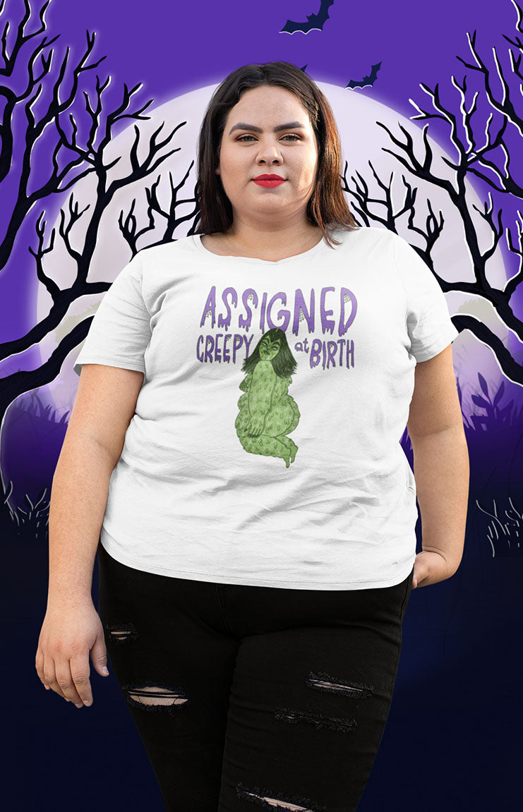 Assigned creepy at birth - T-shirt unisex bio