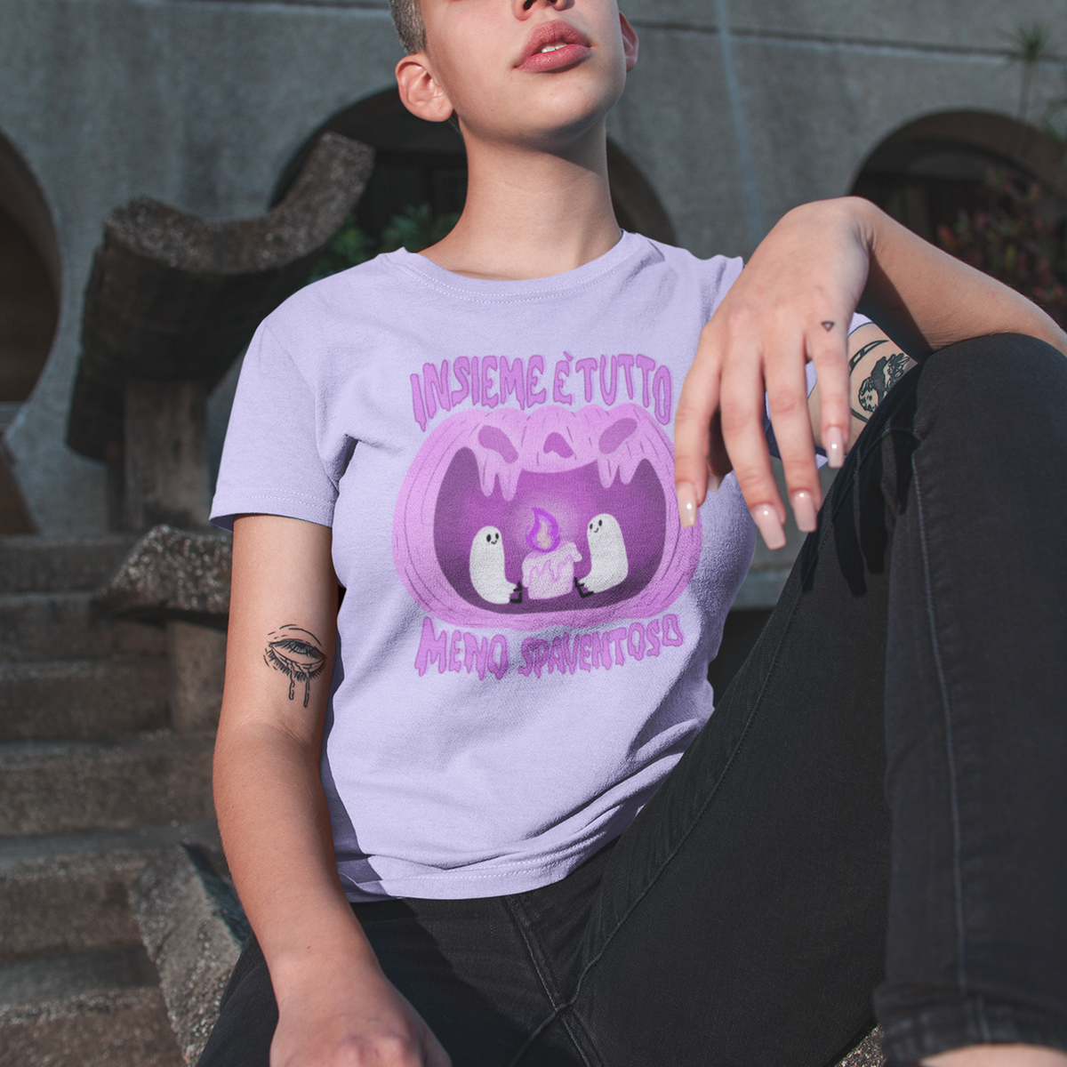 T-shirt unisex - Insieme è tutto meno spaventoso