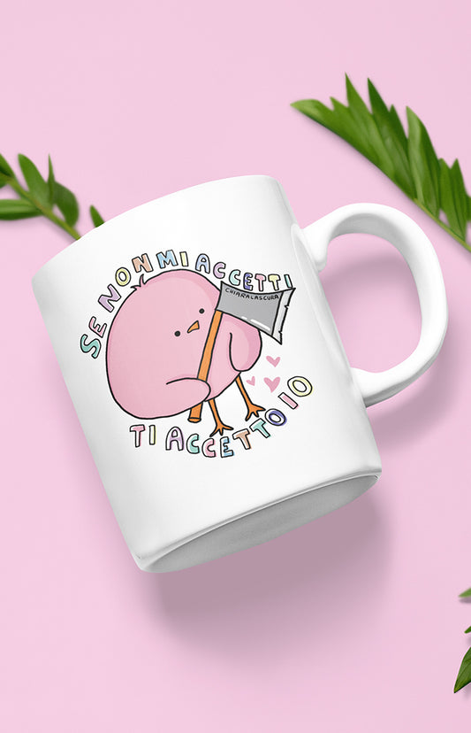 Tazza in ceramica - Se non mi accetti - collezione pride