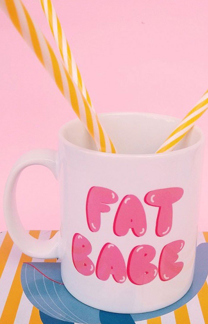 Ceramic mug - Fat babe